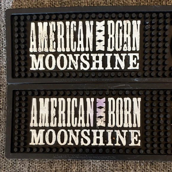 American Born Moonshine Bar Mat Set - Picture 5 of 7